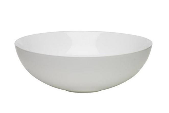 Circus 390mm Round Countertop Basin w/ 1 Tap Hole - White