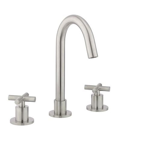 Crosswater MPRO Crosshead Basin 3 Hole Set - Stainless Steel