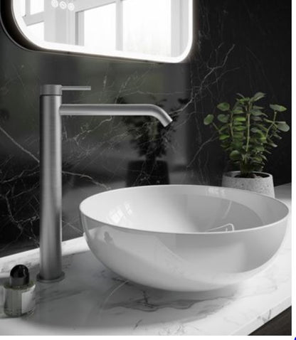 3ONE6 Tall 311mm Deck Mounted Basin Mixer w/ 1 Tap Hole