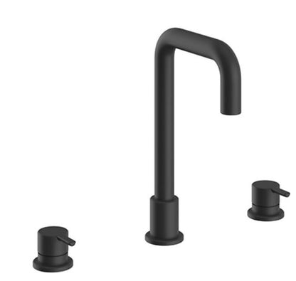 Dartmouth 3TH Basin Mixer Matt Black