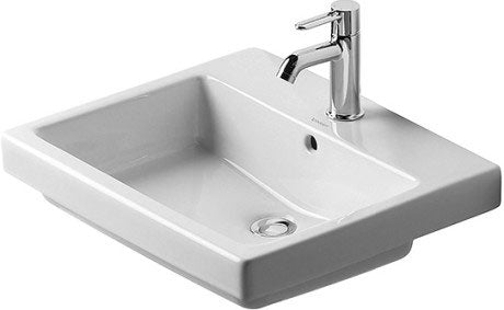 Vero 550 x 465 Rectangle Furniture Basin w/ Overflow