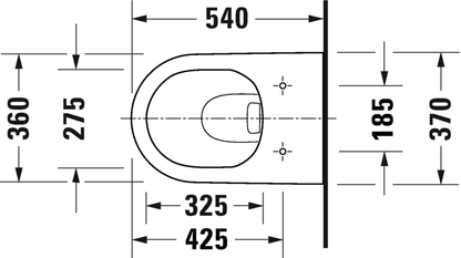 Duravit D-Neo Toilet set wall mounted Duravit Rimless