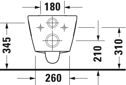Duravit D-Neo Toilet set wall mounted Duravit Rimless