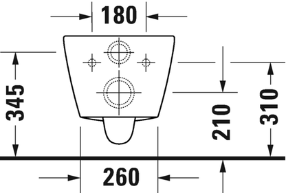 Duravit D-Neo Toilet set wall mounted Compact Duravit Rimless
