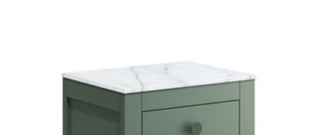 Crosswater 485mm Carrara Effect Worktop