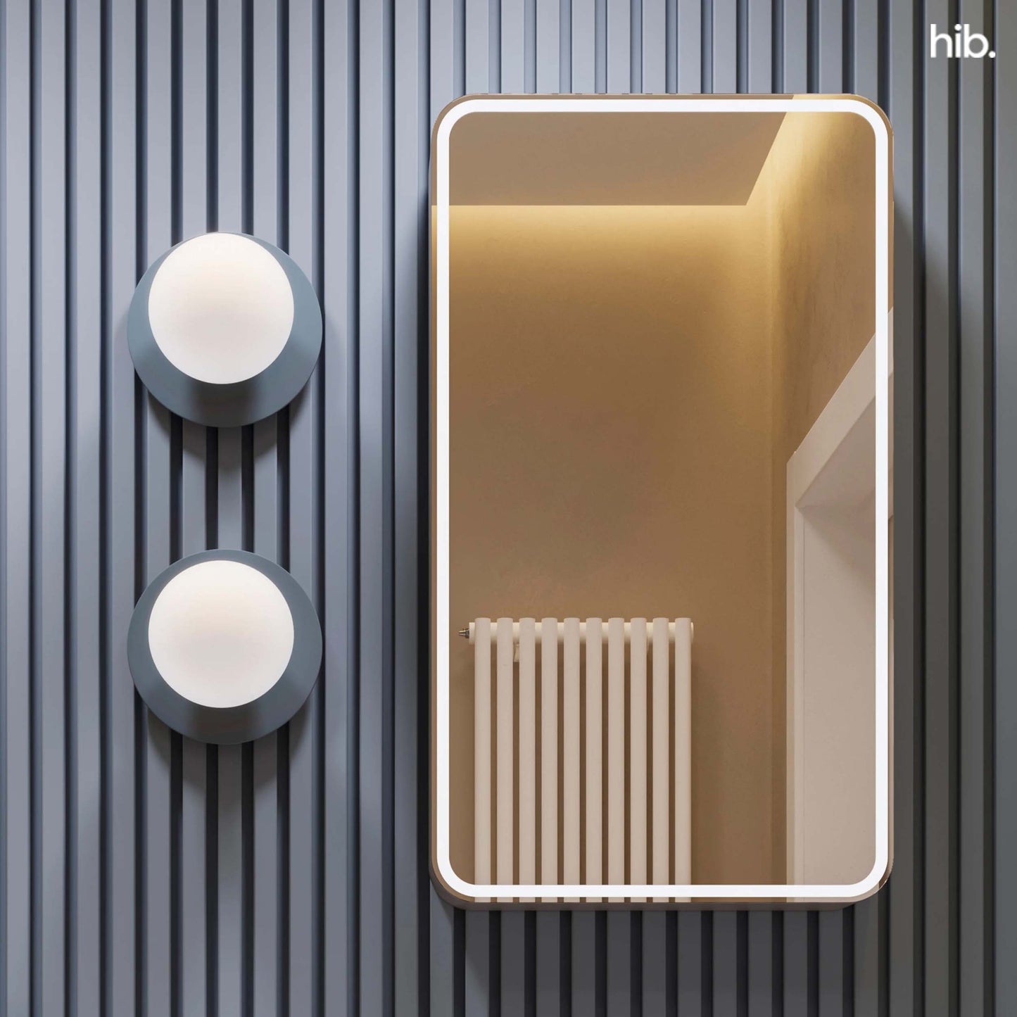 HIB Cayla Slim Mirrored Cabinet