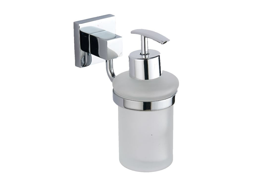 SW6 Pure Soap Dispenser and Holder in Chrome Finish