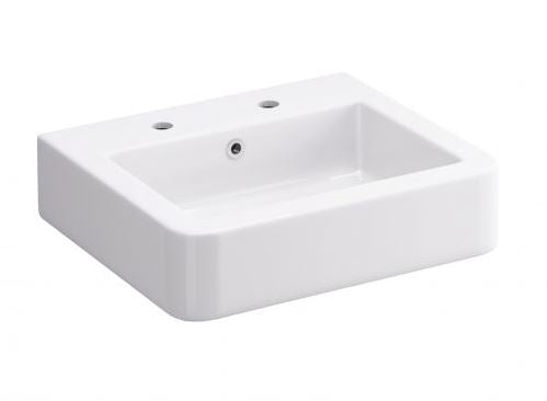 Essentials Flite Suburb 530mm Basin 2 Tap Hole