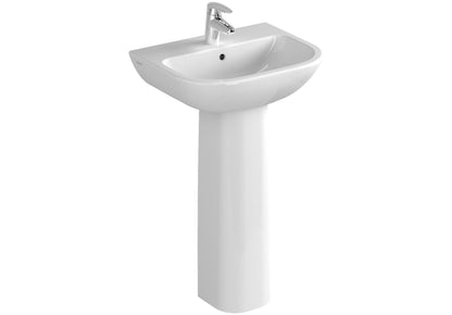 Vitra S20 1 Tap Hole Wash Basin 500 x 420mm - White