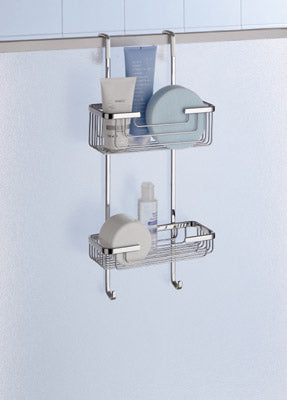 Bathroom Origins 2 Tier Hanging Wire Shower Rack