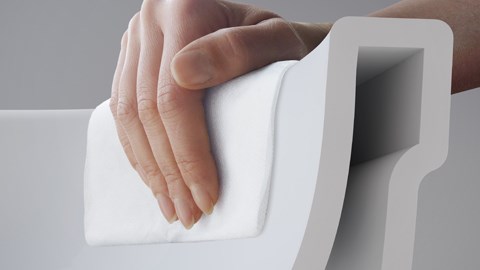 Vitra M-Line RIM-EX Rim Less Wall Hung WC Pan - White