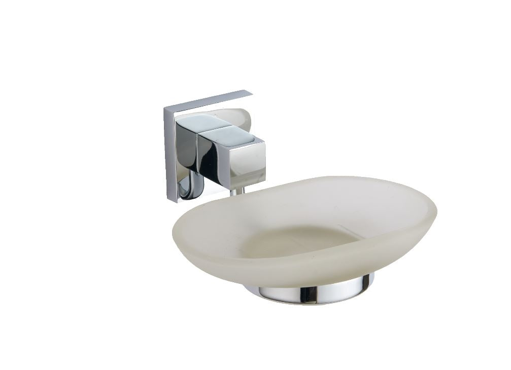 SW6 Pure Wall Mounted Soap Dish in Chrome for Bathroom