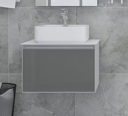 Essentials Essence 600mm Single Drawer cabinet in Matt Stone Only