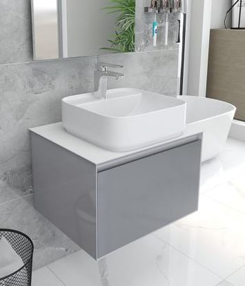Essentials Essence 600mm Single Drawer cabinet in Matt Stone Only