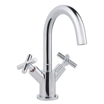 Just Taps Plus Solex Mono Deck Mounted Swivel Spout Basin Mixer