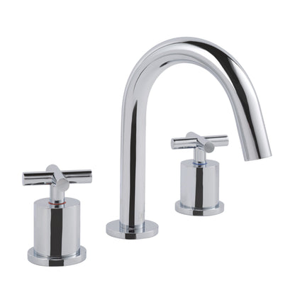 Just Taps Plus Solex 3 Hole Deck Mounted Basin Mixer