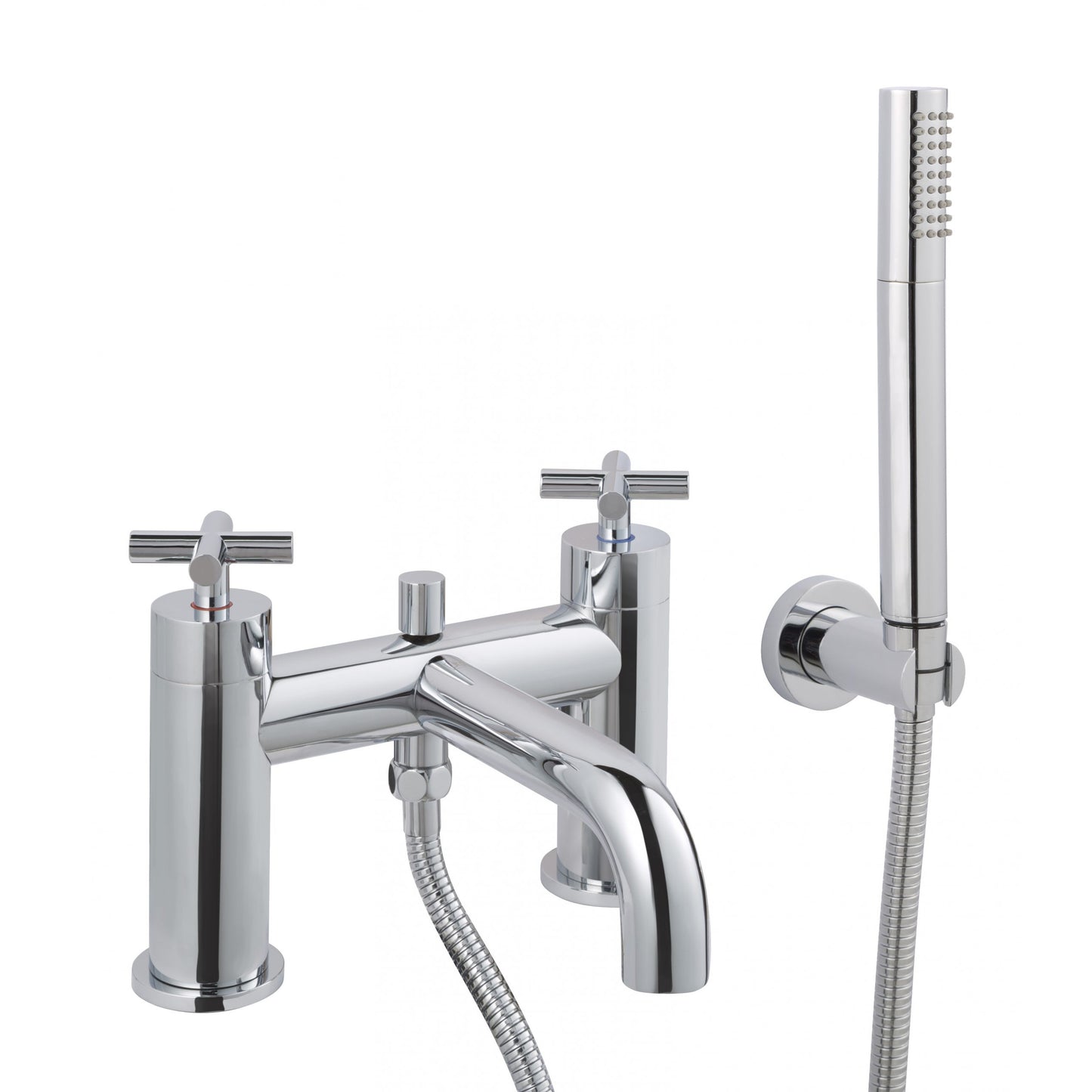 Just Taps Plus Solex Bath Shower Mixer With Kit Brushed Brass