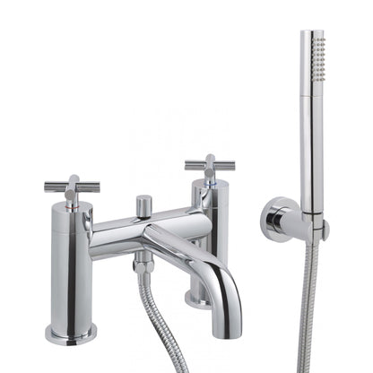 Just Taps Plus Solex Bath Shower Mixer With Kit Brushed Brass