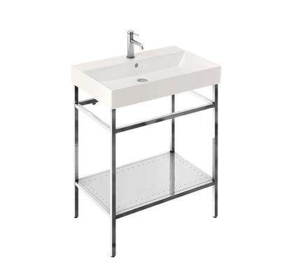 Frame Polished Stainless steel Stand For 700mm Basin