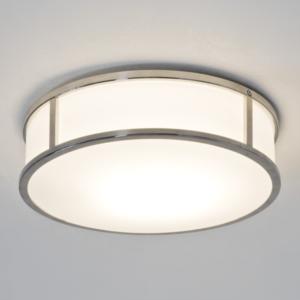 Astro Lighting Mashiko 300mm Round Bathroom Ceiling Light Chrome Finish With White Opal Glass Diffuser