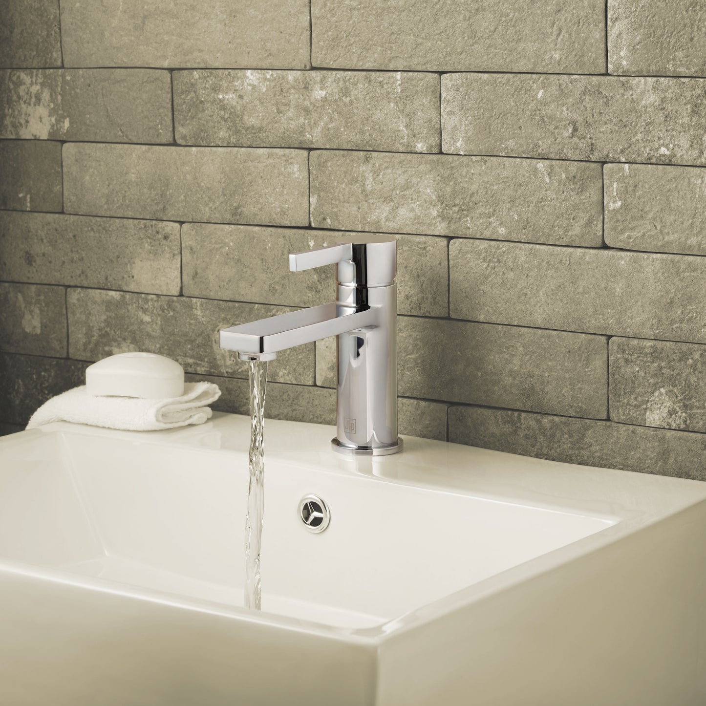Just Taps Plus Hugo Single Lever Basin Mixer without Pop-up Waste