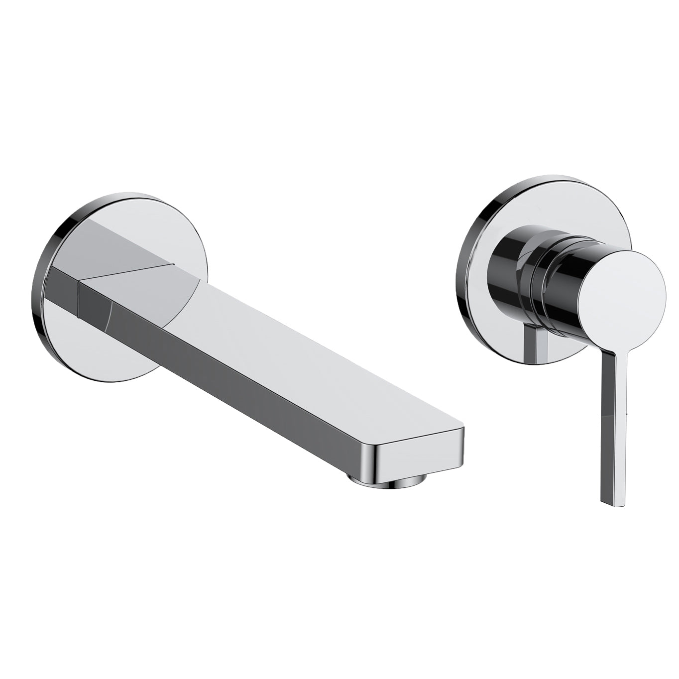 Just Taps Plus Hugo Wall Mouted Single Lever Basin Mixer