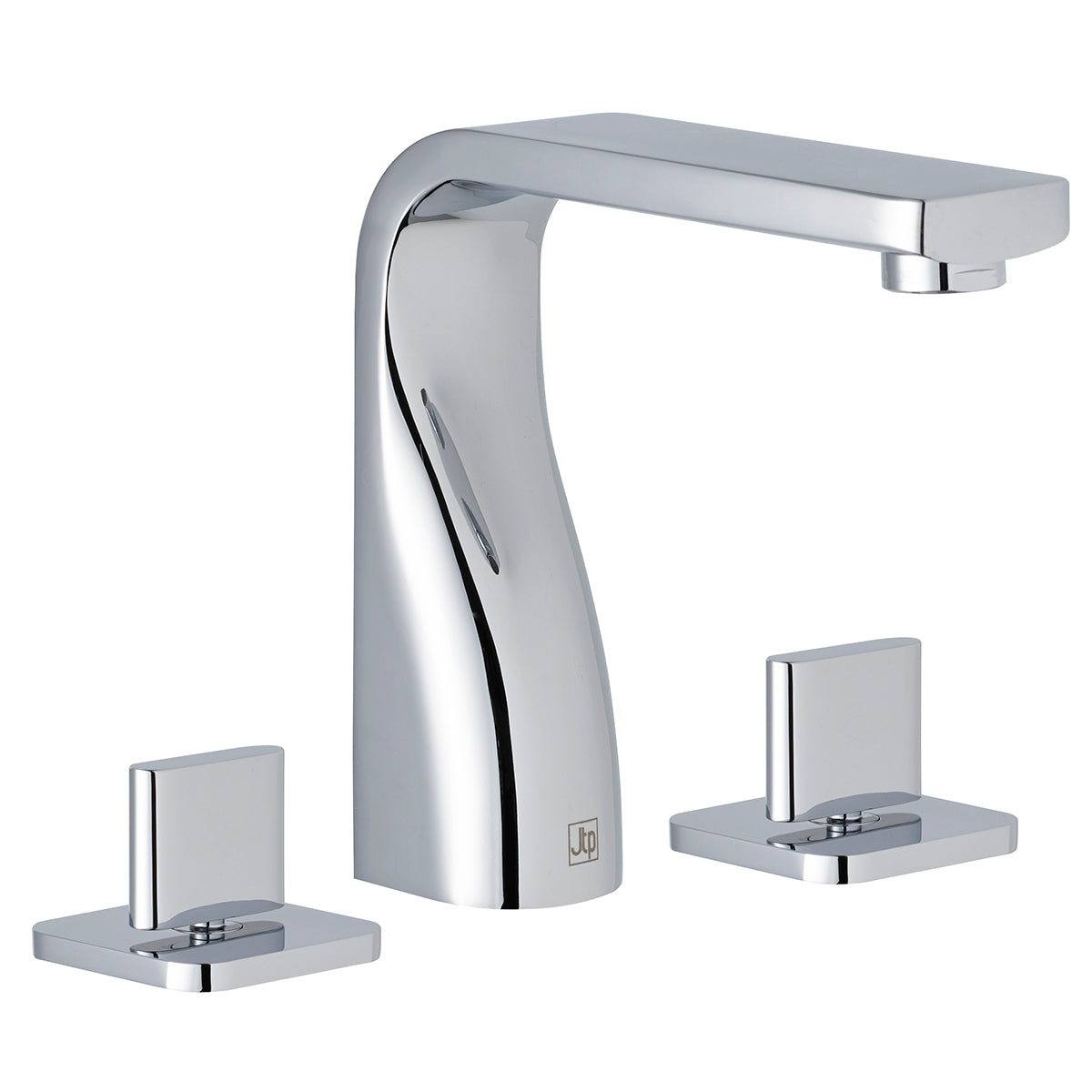 Just Taps Plus Curve 3 Hole Deck Mounted Basin Mixer