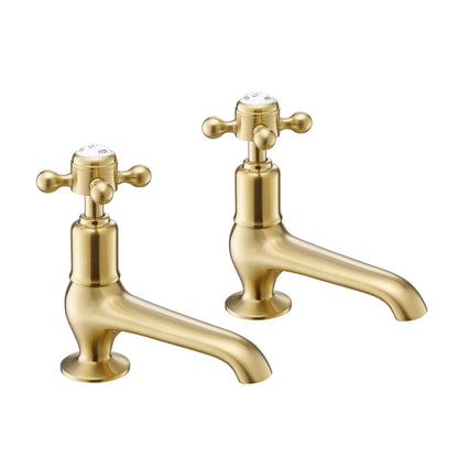 Just Taps Plus Grosvenor Long Nose Basin Taps