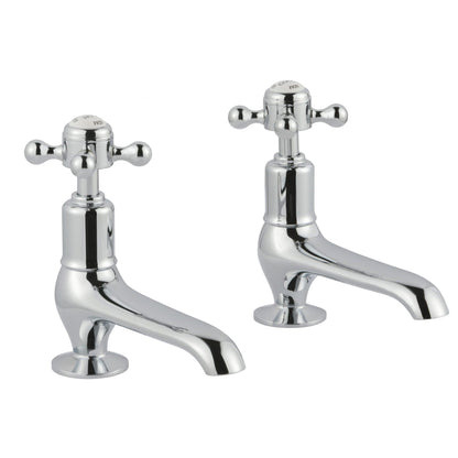 Just Taps Plus Grosvenor Long Nose Basin Taps