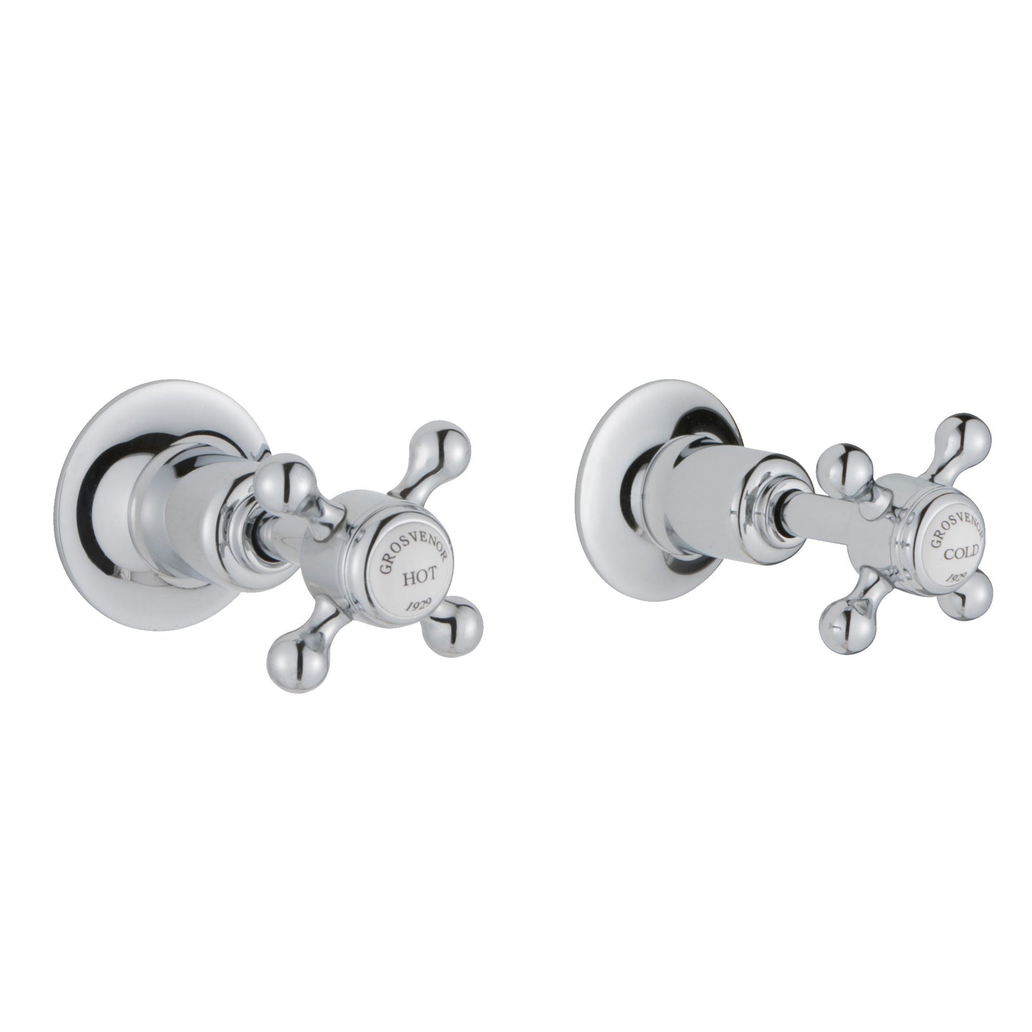 Just Taps Plus Grosvenor Cross Wall Valves
