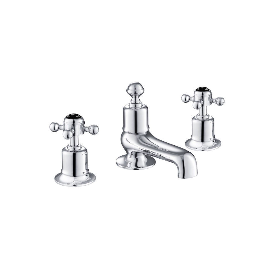 Just Taps Plus Grosvenor 3 Hole Deck Mounted Bath Filler