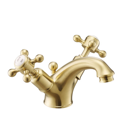 Just Taps Plus Grosvenor Basin Mixer with Pop Up Waste