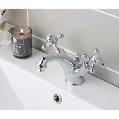 Just Taps Plus Grosvenor Basin Mixer with Pop Up Waste