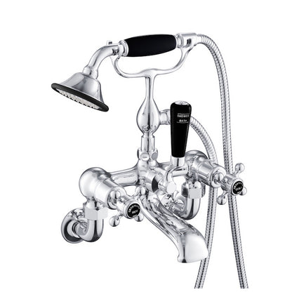 Just Taps Plus Grosvenor Bath Shower Mixer Wall Mounted with Kit
