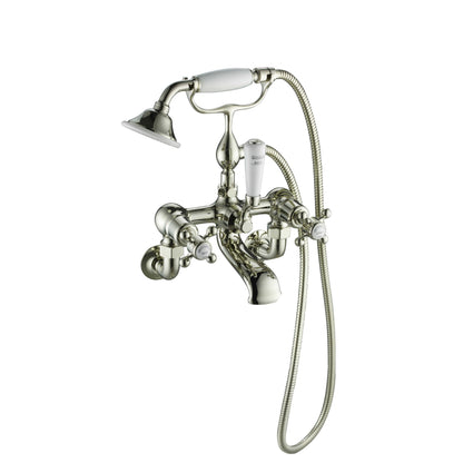Just Taps Plus Grosvenor Bath Shower Mixer Wall Mounted with Kit