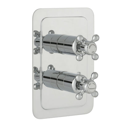 Just Taps Plus Grosvenor Thermostatic Concealed 1 Outlet Shower Valve - Vertical