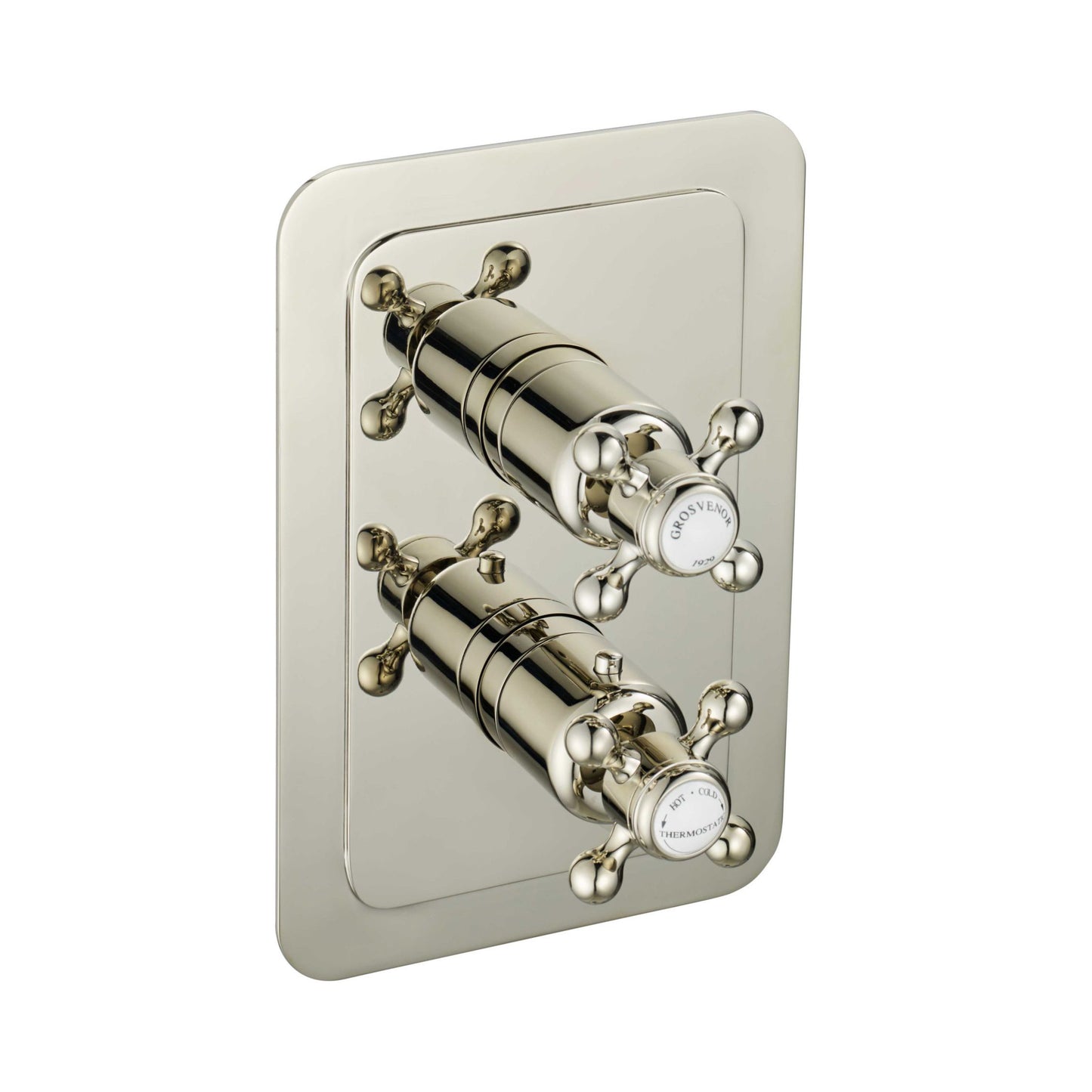 Just Taps Plus Grosvenor Thermostatic Concealed 1 Outlet Shower Valve - Vertical