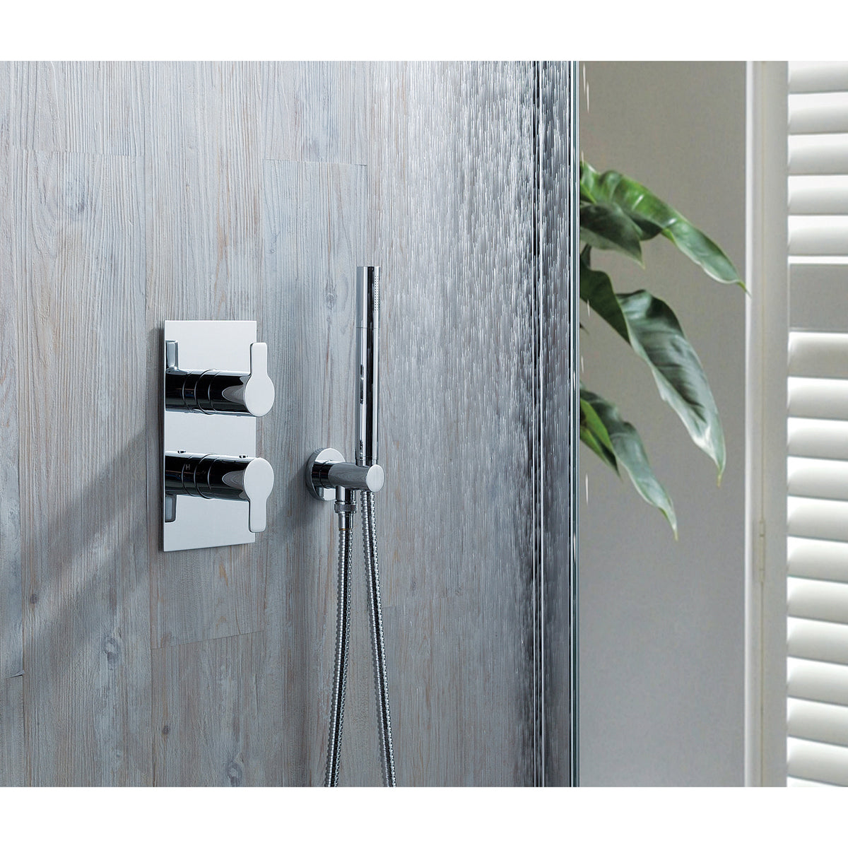 Just Taps Plus Amore Thermostatic 3 Outlets Concealed Shower Valve