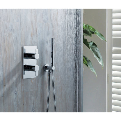 Just Taps Plus Amore Thermostatic 3 Outlets Concealed Shower Valve