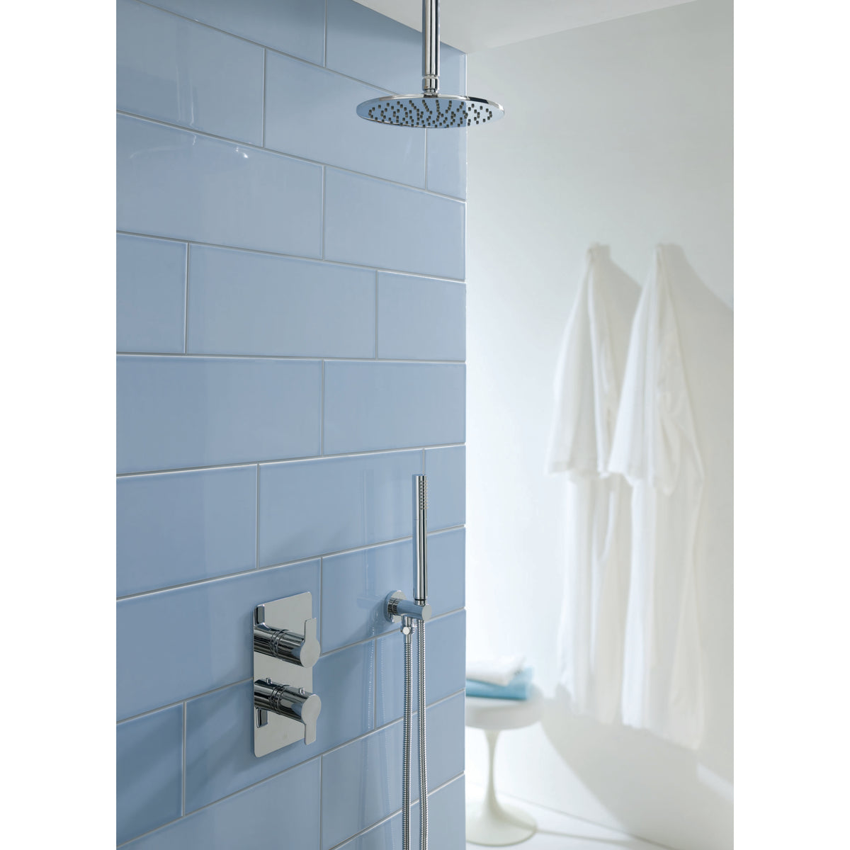 Just Taps Plus Amore Thermostatic 3 Outlets Concealed Shower Valve