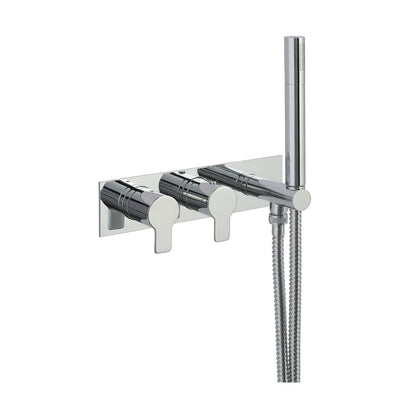 Just Taps Plus Amore Thermostatic Concealed Shower Valve 2 Outlets with Handset