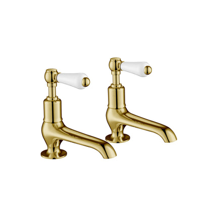 Just Taps Plus Grosvenor Long Nose Basin Taps
