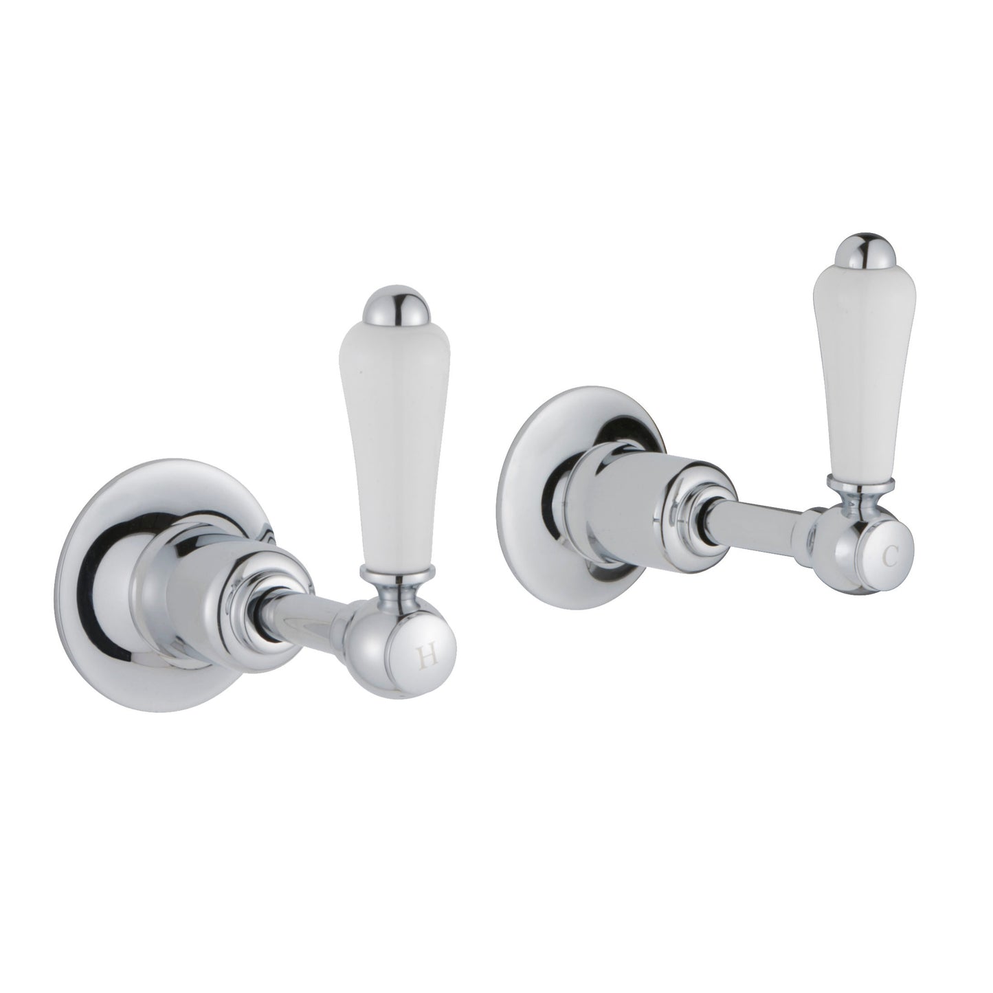 Just Taps Plus Grosvenor Wall Valves 1/2