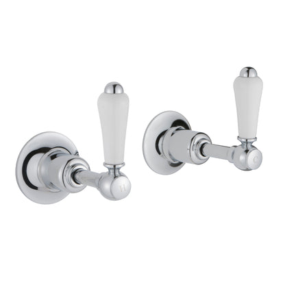 Just Taps Plus Grosvenor Wall Valves 1/2