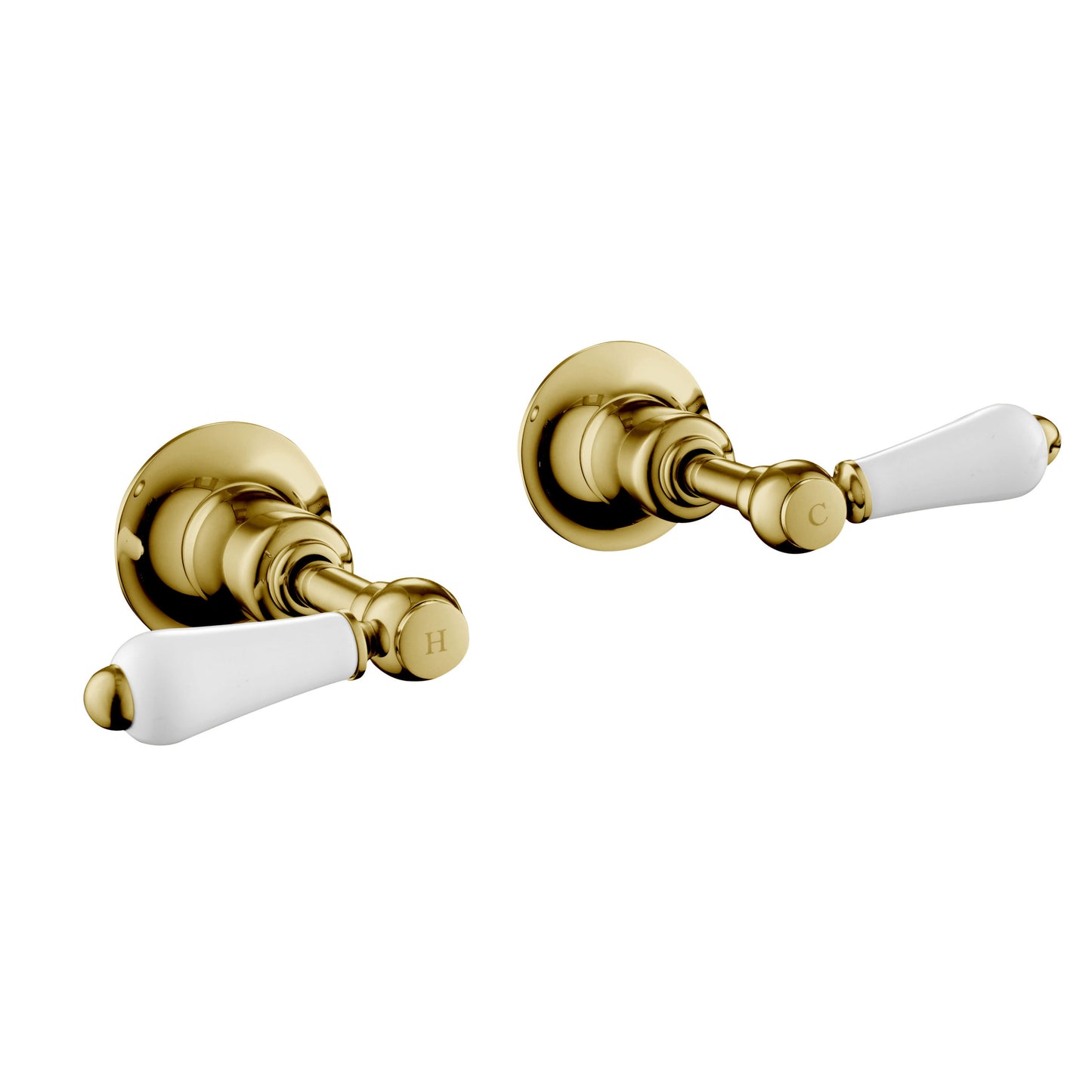 Just Taps Plus Grosvenor Wall Valves 1/2