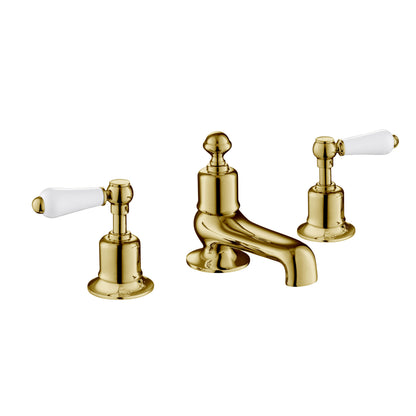 Just Taps Plus Grosvenor 3 Hole Deck Mounted Bath Filler