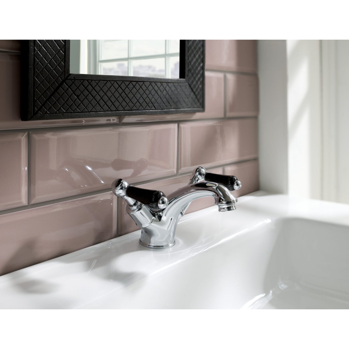 Just Taps Plus Grosvenor Basin Mixer with Pop Up Waste