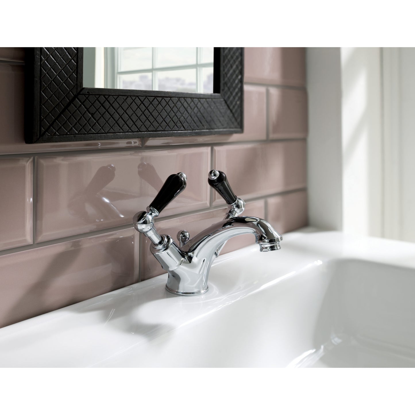 Just Taps Plus Grosvenor Basin Mixer with Pop Up Waste
