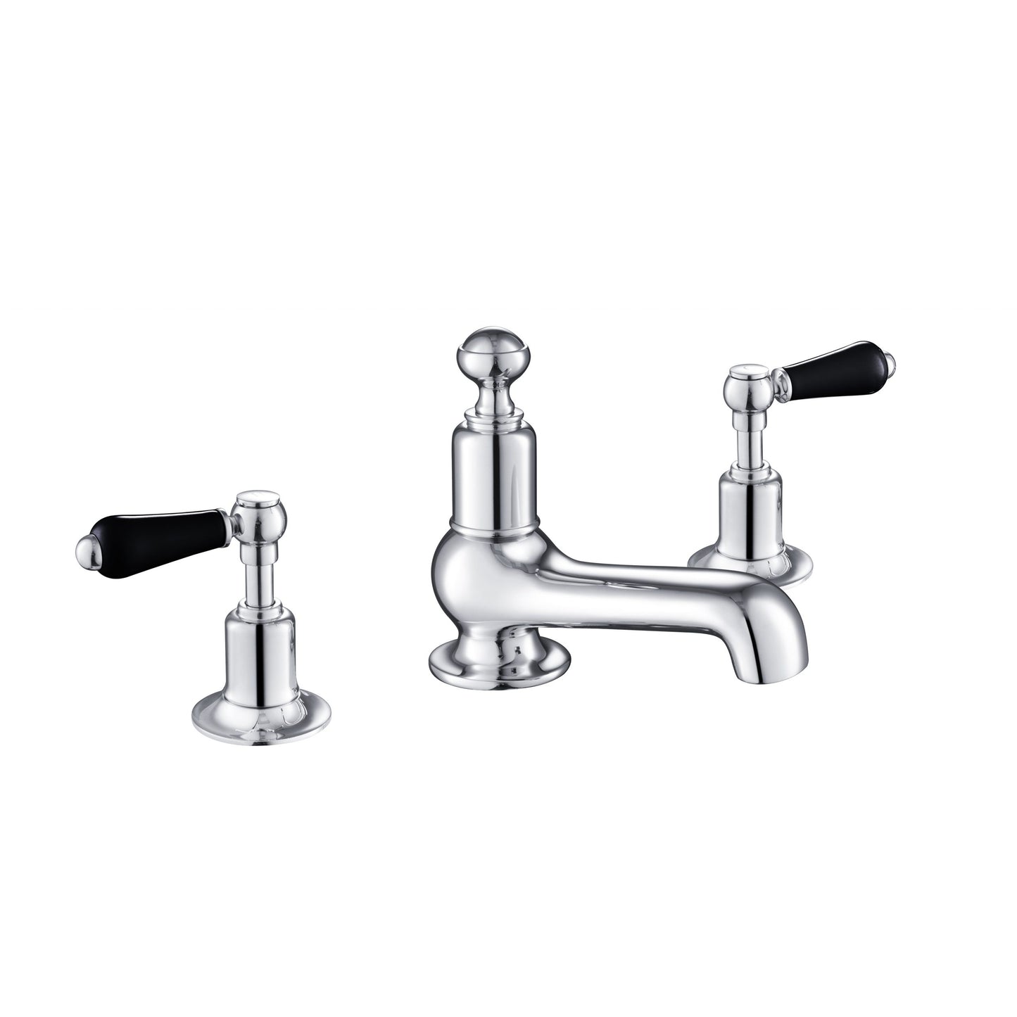 Just Taps Plus Grosvenor 3 Hole Deck Mounted Basin Mixer
