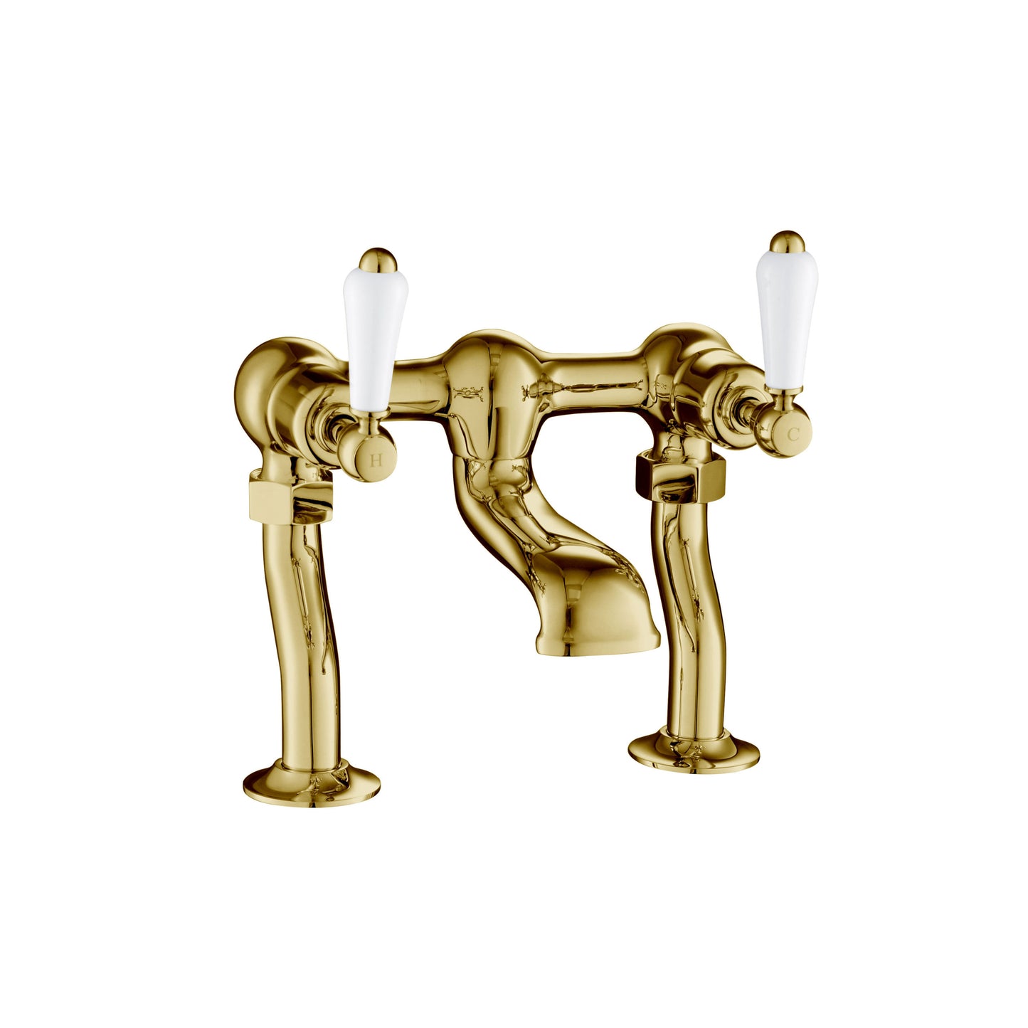 Just Taps Plus Grosvenor Deck Mounted Bath Filler